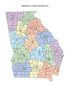 PROBATE COURT DISTRICTS  CATOOSA WHITFIELD