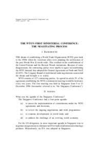 Law 1Singapore SJICL Journal of International & Comparative WTO’s Ministerial Conference[removed]pp 435 – 440