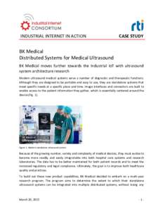 INDUSTRIAL INTERNET IN ACTION  CASE STUDY BK Medical Distributed Systems for Medical Ultrasound