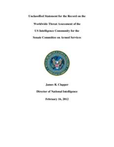 War / Irregular military / Al-Qaeda / Al-Shabaab / Somali Civil War / Somalia / Weapon of mass destruction / Cyberwarfare / Anwar al-Awlaki / Islam / Islamic terrorism / Nuclear weapons