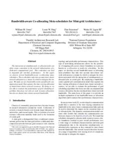 Scheduling algorithms / Computer cluster / Scheduling / Job scheduler / Distributed computing / Grid computing / Computing / Concurrent computing / Parallel computing