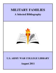 Military Families: A Selected Bibliography