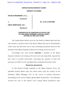 Jurisdiction / Civil procedure / Foreclosure / Real property law / Lawsuit / State court / Diversity jurisdiction / Plaintiff / Law / United States housing bubble / Legal terms