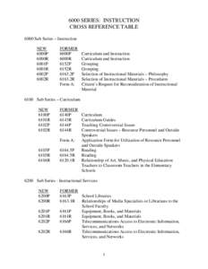 Microsoft Word - _TOC 6000-Cross Reference Table.doc