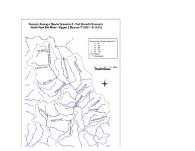 Figure 3-6: North Fork Eel River Map - Upper 5 Basins