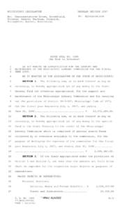 MISSISSIPPI LEGISLATURE  REGULAR SESSION 2007 By: Representatives Brown, Broomfield, Dickson, Hudson, Markham, Peranich,