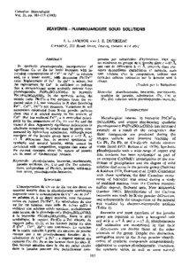 Carudian Mineralogist Vol. 2l,pp. l0l-ll3 (1983)