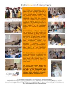 Microsoft Word - CreativeChange Arts Workshop Nigeria.doc