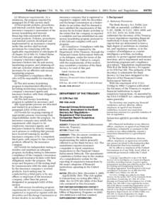 Federal Register / Vol. 70, No[removed]Thursday, November 3, [removed]Rules and Regulations (c) Minimum requirements. At a minimum, the program required by paragraph (b) of this section shall: (1) Incorporate policies, proc