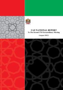 UAE NATIONAL REPORT To The Second CNS Extraordinary Meeting (August