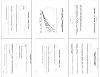 Chapter 13 Degradation Data, Models, and Data Analysis William Q. Meeker and Luis A. Escobar Iowa State University and Louisiana State University