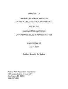 Microsoft Word[removed]Aviation Security Update.doc
