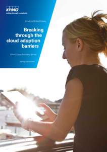 Breaking through the cloud adoption barriers