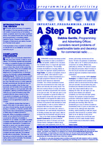 8  Complaints Quarter One April 2002 – Issue Eight  INTRODUCTION TO