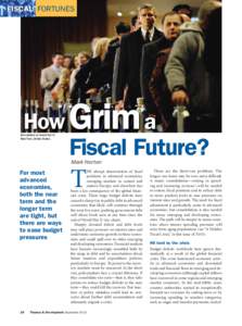 How Grim a Fiscal Future? - Finance & Development - September 2010