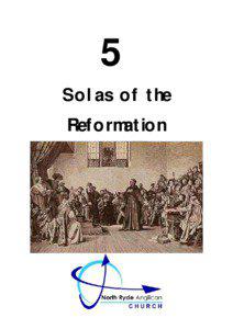5 Solas of the Reformation