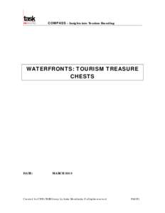 COMPASS – Insights into Tourism Branding  WATERFRONTS: TOURISM TREASURE CHESTS  DATE :