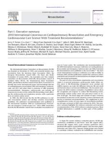 Resuscitation 81Se1–e25  Contents lists available at ScienceDirect Resuscitation journal homepage: www.elsevier.com/locate/resuscitation