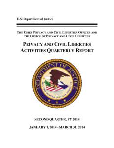 Quarterly reports as required by Section 803 of the Implementing Recommendations of the 9/11 Commission Act of 2007