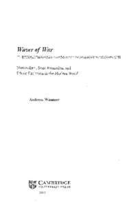 Waves of War Nationalism, State Formation, and Ethnic Exclusion in the Modern World Andreas Wimmer