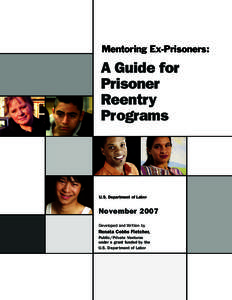 Mentoring Ex-Prisoners:  A Guide for Prisoner Reentry Programs