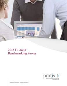 2012 IT Audit Benchmarking Survey