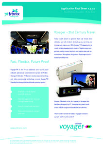 Application Fact SheetSound & Vision Innovation - On the Move Voyager - 21st Century Travel That’s nice!