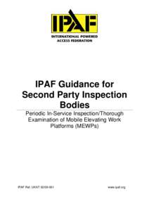 IPAF American Mast Climbing Work Platform Safe Use Guidelines 2008