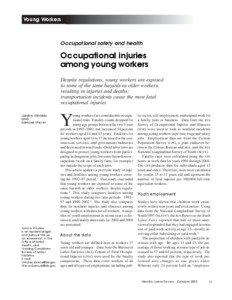 Occupational injuries among young workers