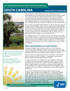 Environmental social science / Environmental health / South Carolina Department of Health and Environmental Control / Centers for Disease Control and Prevention / Health education / Public health informatics / Health / Public health / United States Public Health Service