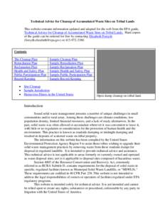 Hazardous waste / United States Environmental Protection Agency / Resource Conservation and Recovery Act / Municipal solid waste / Superfund / Soil contamination / Waste Management /  Inc / Solid waste policy in the United States / Hazardous waste in the United States / Environment / Waste / Pollution