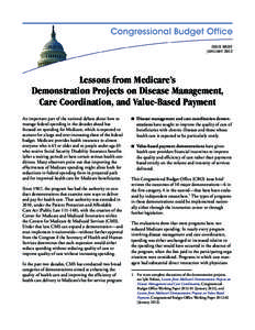 Lessons from Medicare’s Demonstration Projects on Disease Management, Care Coordination, and Value-Based Payment