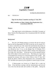 立法會 Legislative Council LC Paper No. CB[removed]Ref. :  CB1/BC/6/10