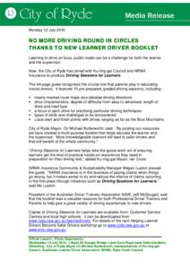 Microsoft Word - LEARNER DRIVING SESSIONS.doc