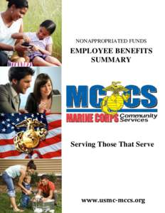 NONAPPROPRIATED FUNDS  EMPLOYEE BENEFITS SUMMARY  Serving Those That Serve