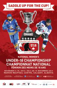 saddle up for the cup!  national women’s under-18 championship championnat national