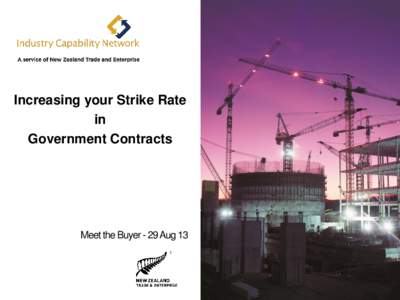 1  Increasing your Strike Rate in Government Contracts