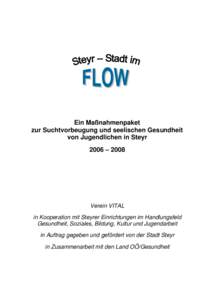 Ein Maßnahmenpaket zur Suchtvorbeugung und seelischen Gesundheit von Jugendlichen in Steyr 2006 – 2008  Verein VITAL