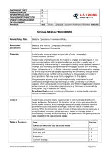 Collaboration / Mass media / Internet culture / Association of Commonwealth Universities / La Trobe University / Social media / User-generated content / Web 2.0 / Online community / Social information processing / Information society / Technology