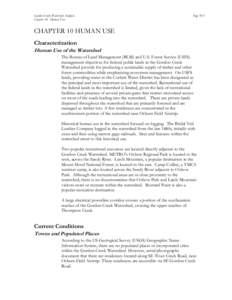 Bureau of Land Management / Conservation in the United States / United States Department of the Interior / Wildland fire suppression / Land management / Bull Run River / Tryon Creek / Environment of the United States / Wild and Scenic Rivers of the United States / United States