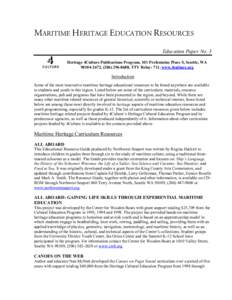 Northwest Seaport / Seattle / Center for Wooden Boats / United Indians of All Tribes / Puget Sound Maritime Historical Society / Wawona / Museum of History and Industry / Nordic Heritage Museum / Duwamish tribe / Washington / Western United States / Lushootseed language