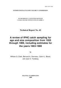 Otolith / International Pacific Halibut Commission / Sling / Sample size determination / Random sample / Sample / Stock assessment / Stratified sampling / Identification of aging in fish / Statistics / Sampling / Pacific halibut