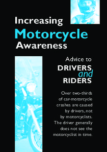 Increasing  Motorcycle Awareness  Advice to