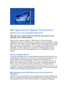 Microsoft Word - IBE UN Consultative Status.doc