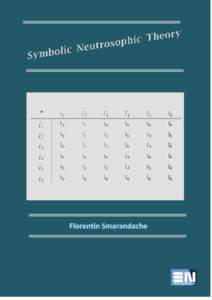 Symbolic Neutrosophic Theory