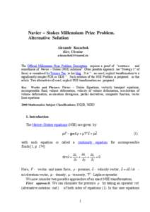 Vorticity equation for a three-dimensional