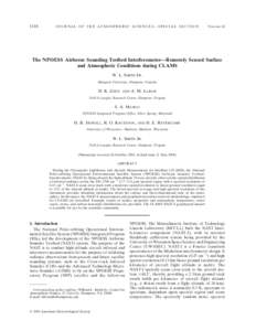 Atmospheric radiative transfer codes / Atmospheric thermodynamics / Radiometry / Electromagnetic radiation / Heat transfer / Atmospheric sounding / Radiative transfer / Principal component analysis / Radiosonde / Atmospheric sciences / Meteorology / Physics