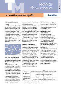TM 56-1e  Lactobacillus paracasei Lpc-37