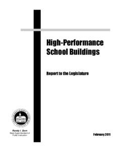 High-Performance School Buildings Report to the Legislature