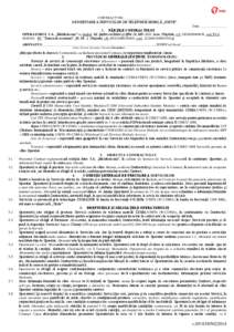 CONTRACT NR. _______________ DE PRESTARE A SERVICIILOR DE TELEFONIE MOBILĂ „UNITE” Data _______________ 1. PĂRŢILE CONTRACTULUI OPERATORUL S.A. „Moldtelecom” cu Sediul: bd. Ştefan cel Mare şi Sfînt 10, MD-2